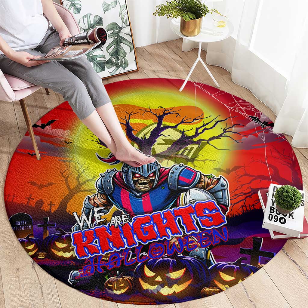 We Are Knights Halloween Round Carpet Pumpkin Scary Spooky Season - Aussie Hoodie