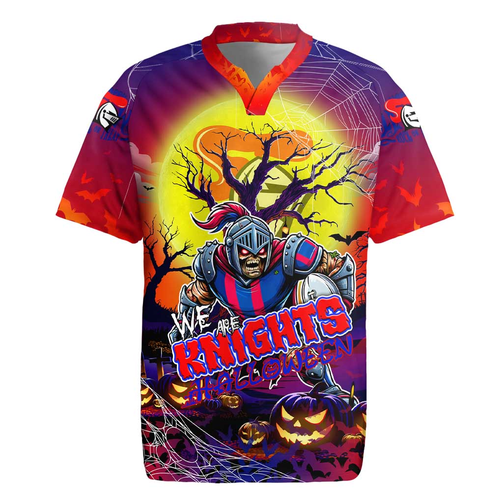 We Are Knights Halloween Rugby Jersey Pumpkin Scary Spooky Season - Aussie Hoodie