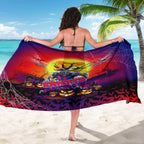 We Are Knights Halloween Sarong Pumpkin Scary Spooky Season - Aussie Hoodie