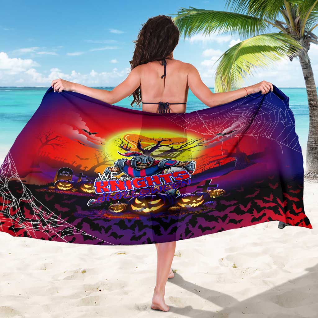 We Are Knights Halloween Sarong Pumpkin Scary Spooky Season - Aussie Hoodie