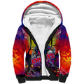 We Are Knights Halloween Sherpa Hoodie Pumpkin Scary Spooky Season - Aussie Hoodie