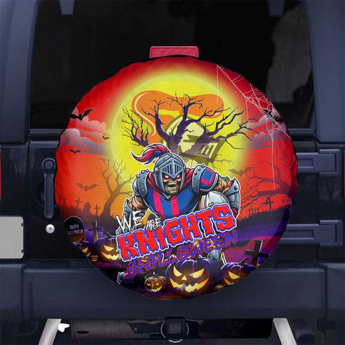 We Are Knights Halloween Spare Tire Cover Pumpkin Scary Spooky Season - Aussie Hoodie
