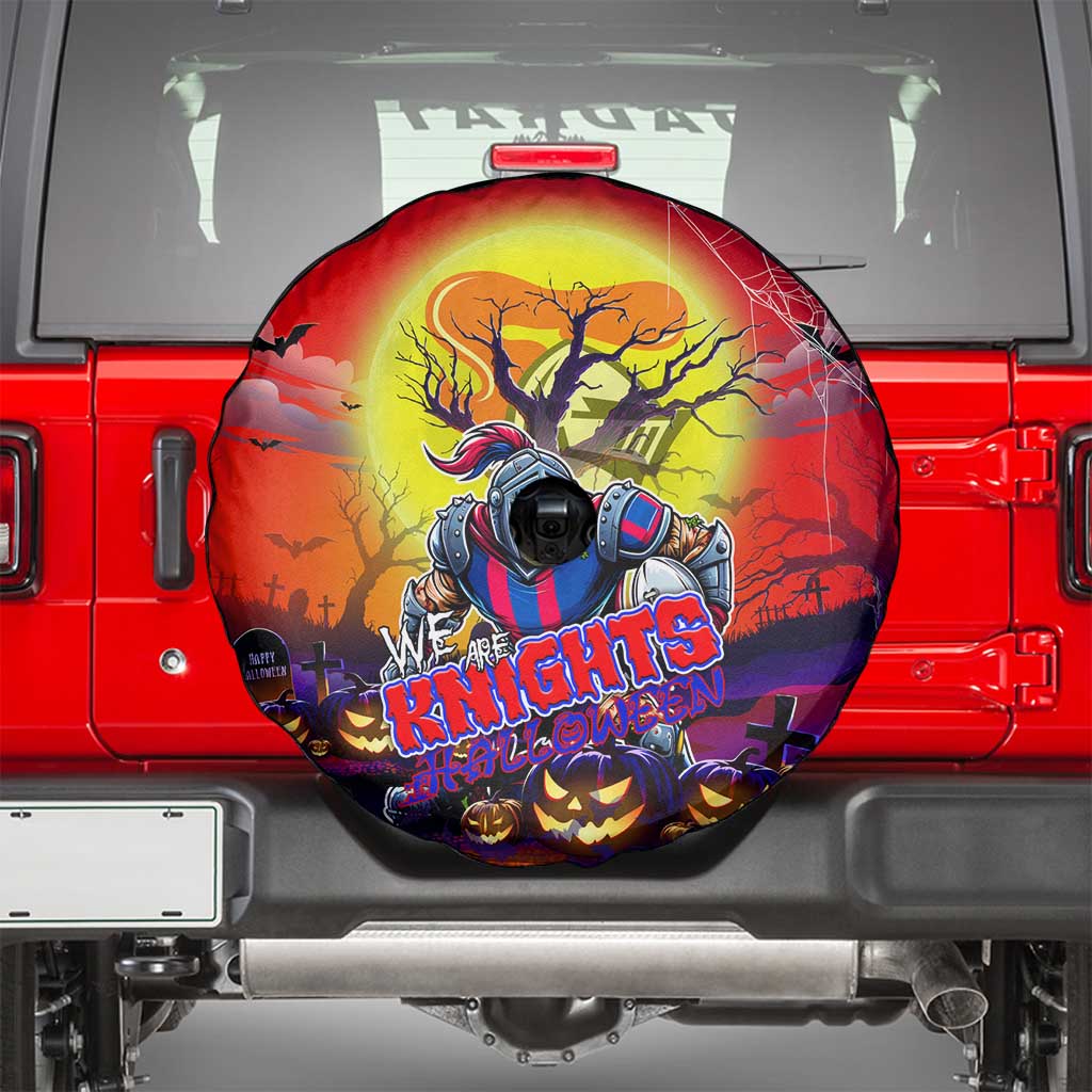 We Are Knights Halloween Spare Tire Cover Pumpkin Scary Spooky Season - Aussie Hoodie