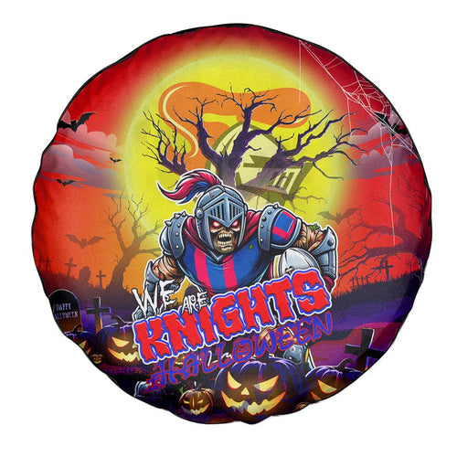 We Are Knights Halloween Spare Tire Cover Pumpkin Scary Spooky Season - Aussie Hoodie