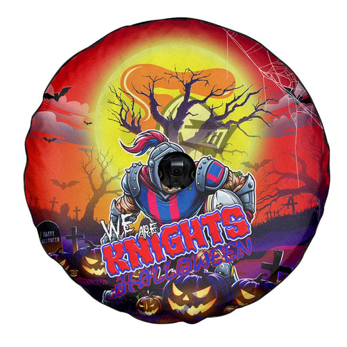 We Are Knights Halloween Spare Tire Cover Pumpkin Scary Spooky Season - Aussie Hoodie