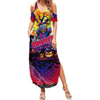 We Are Knights Halloween Summer Maxi Dress Pumpkin Scary Spooky Season - Aussie Hoodie