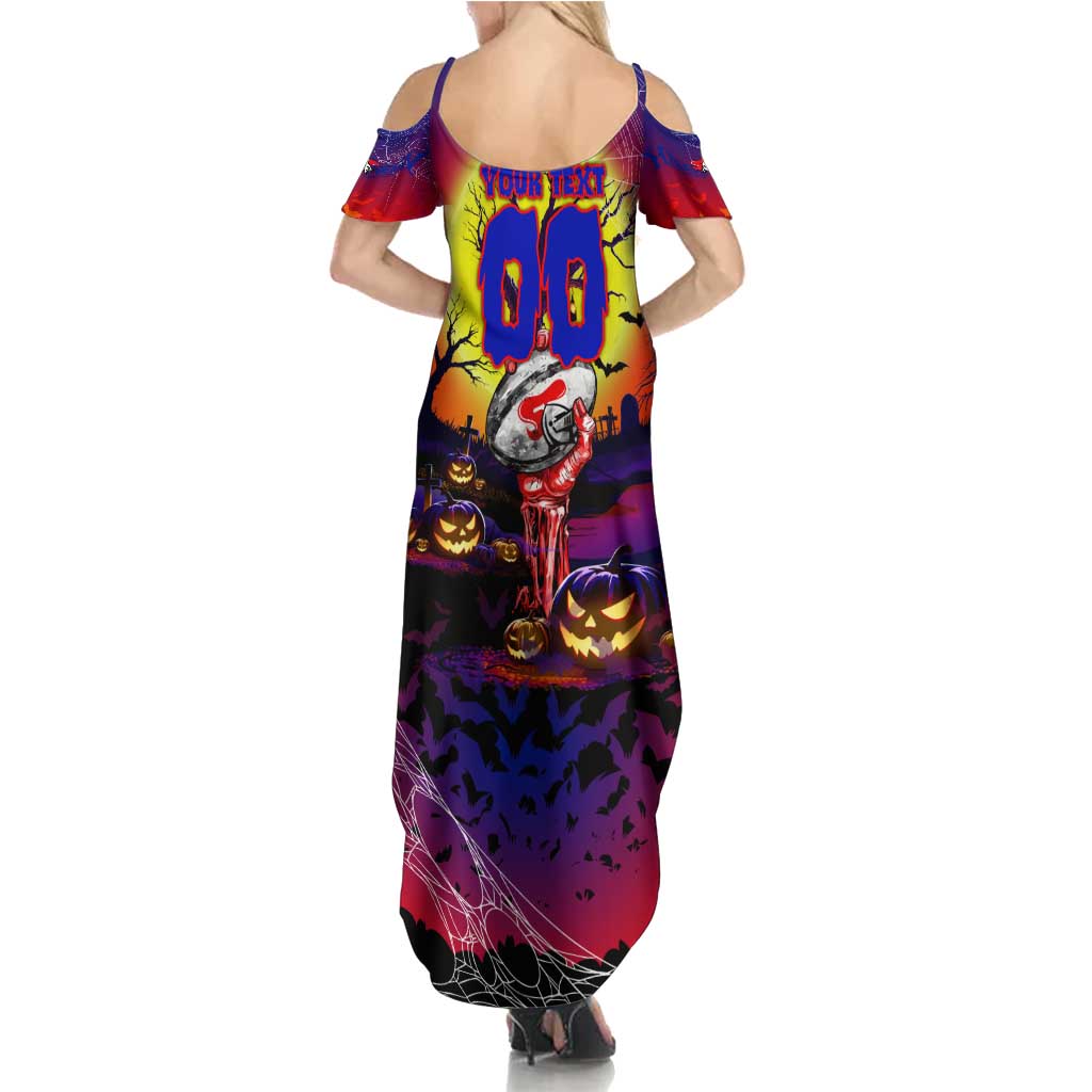 We Are Knights Halloween Summer Maxi Dress Pumpkin Scary Spooky Season - Aussie Hoodie