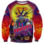 We Are Knights Halloween Sweatshirt Pumpkin Scary Spooky Season - Aussie Hoodie