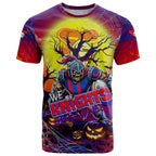 We Are Knights Halloween T Shirt Pumpkin Scary Spooky Season - Aussie Hoodie