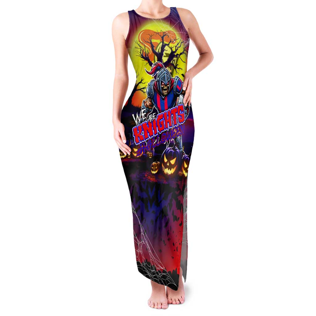 We Are Knights Halloween Tank Maxi Dress Pumpkin Scary Spooky Season - Aussie Hoodie