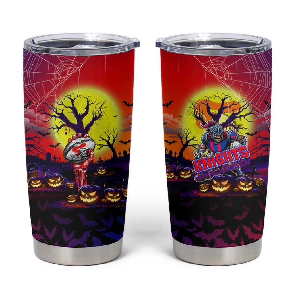 We Are Knights Halloween Tumbler Cup Pumpkin Scary Spooky Season - Aussie Hoodie