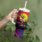 We Are Knights Halloween Tumbler With Handle Pumpkin Scary Spooky Season - Aussie Hoodie