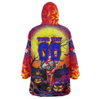 We Are Knights Halloween Wearable Blanket Hoodie Pumpkin Scary Spooky Season - Aussie Hoodie