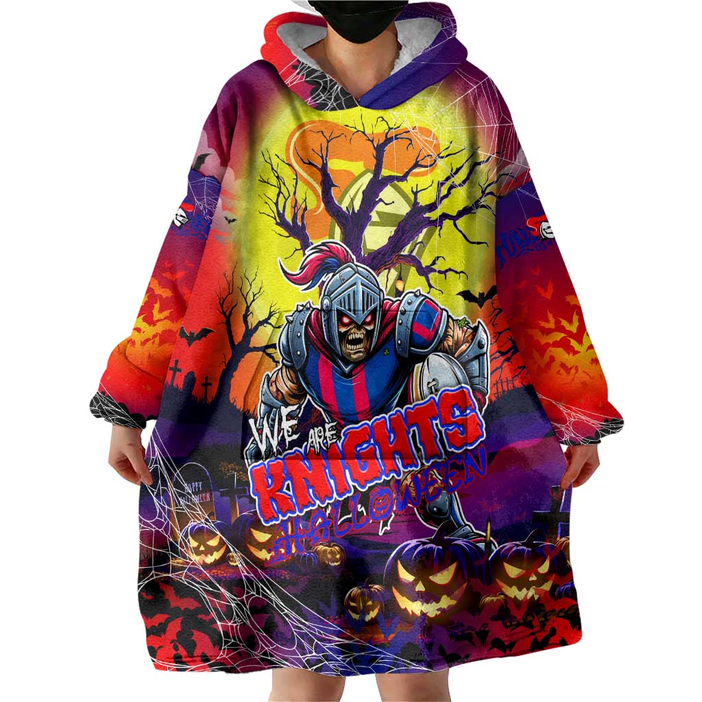 We Are Knights Halloween Wearable Blanket Hoodie Pumpkin Scary Spooky Season - Aussie Hoodie