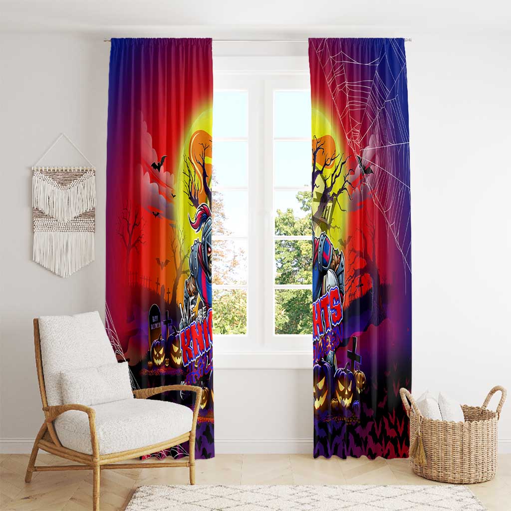 We Are Knights Halloween Window Curtain Pumpkin Scary Spooky Season - Aussie Hoodie
