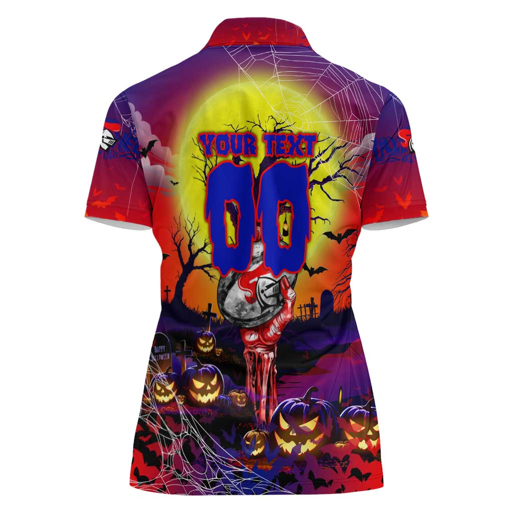 We Are Knights Halloween Women Polo Shirt Pumpkin Scary Spooky Season - Aussie Hoodie