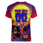 We Are Knights Halloween Women V-Neck T-Shirt Pumpkin Scary Spooky Season - Aussie Hoodie