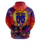 We Are Knights Halloween Zip Hoodie Pumpkin Scary Spooky Season - Aussie Hoodie