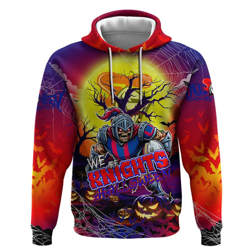 We Are Knights Halloween Zip Hoodie Pumpkin Scary Spooky Season - Aussie Hoodie