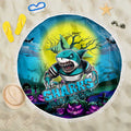 We Are Sharks Halloween Beach Blanket Pumpkin Scary Spooky Season - Aussie Hoodie