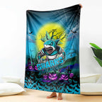 We Are Sharks Halloween Blanket Pumpkin Scary Spooky Season - Aussie Hoodie