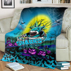 We Are Sharks Halloween Blanket Pumpkin Scary Spooky Season - Aussie Hoodie