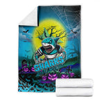We Are Sharks Halloween Blanket Pumpkin Scary Spooky Season - Aussie Hoodie