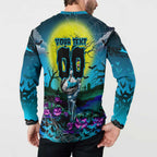 We Are Sharks Halloween Button Sweatshirt Pumpkin Scary Spooky Season - Aussie Hoodie