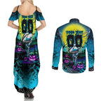 We Are Sharks Halloween Couples Matching Summer Maxi Dress and Long Sleeve Button Shirt Pumpkin Scary Spooky Season - Aussie Hoodie