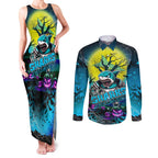 We Are Sharks Halloween Couples Matching Tank Maxi Dress and Long Sleeve Button Shirt Pumpkin Scary Spooky Season - Aussie Hoodie