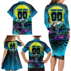 We Are Sharks Halloween Family Matching Long Sleeve Bodycon Dress and Hawaiian Shirt Pumpkin Scary Spooky Season - Aussie Hoodie