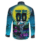 We Are Sharks Halloween Family Matching Long Sleeve Bodycon Dress and Hawaiian Shirt Pumpkin Scary Spooky Season - Aussie Hoodie
