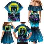 We Are Sharks Halloween Family Matching Mermaid Dress and Hawaiian Shirt Pumpkin Scary Spooky Season - Aussie Hoodie