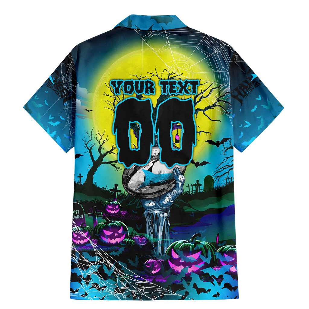 We Are Sharks Halloween Family Matching Mermaid Dress and Hawaiian Shirt Pumpkin Scary Spooky Season - Aussie Hoodie