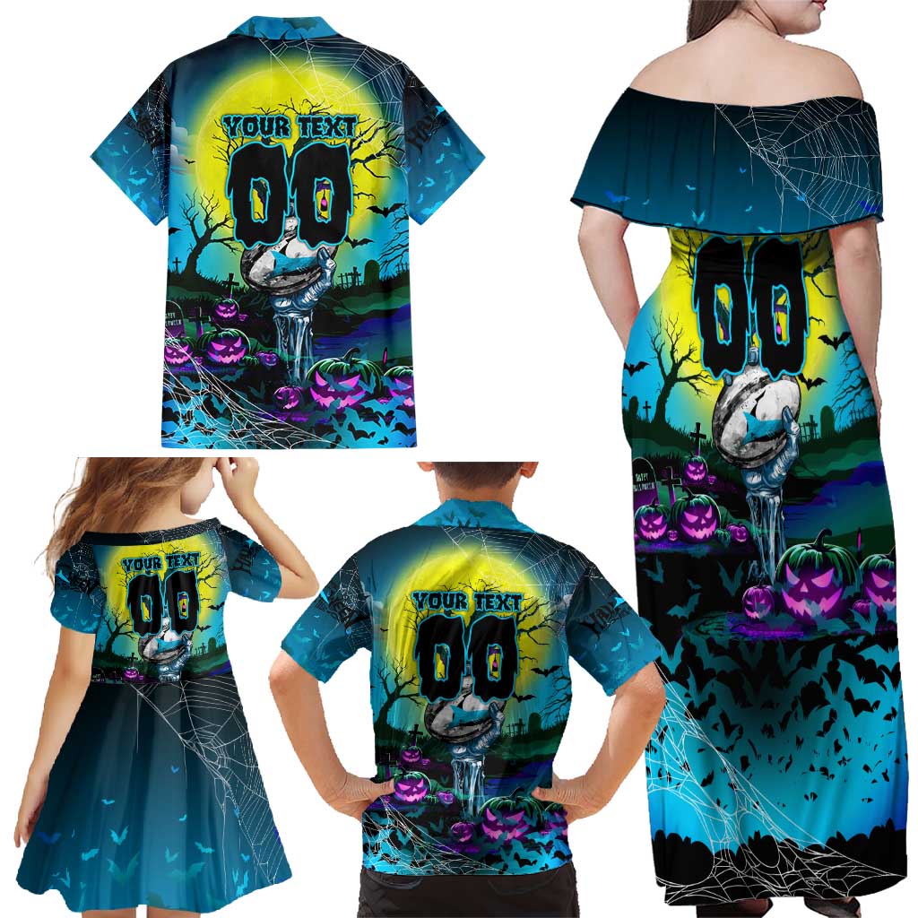 We Are Sharks Halloween Family Matching Off Shoulder Maxi Dress and Hawaiian Shirt Pumpkin Scary Spooky Season - Aussie Hoodie