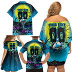 We Are Sharks Halloween Family Matching Off Shoulder Short Dress and Hawaiian Shirt Pumpkin Scary Spooky Season - Aussie Hoodie