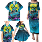 We Are Sharks Halloween Family Matching Puletasi and Hawaiian Shirt Pumpkin Scary Spooky Season - Aussie Hoodie