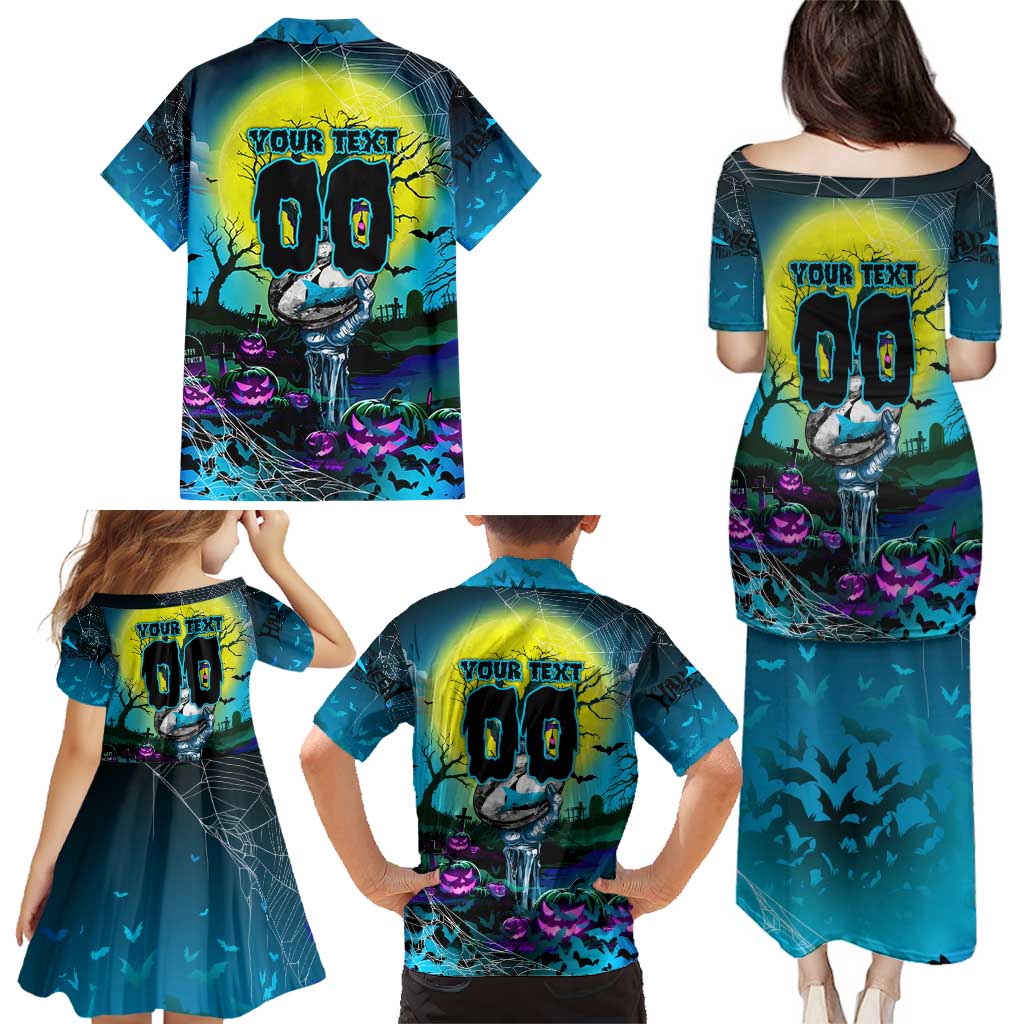 We Are Sharks Halloween Family Matching Puletasi and Hawaiian Shirt Pumpkin Scary Spooky Season - Aussie Hoodie