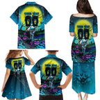 We Are Sharks Halloween Family Matching Puletasi and Hawaiian Shirt Pumpkin Scary Spooky Season - Aussie Hoodie