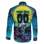 We Are Sharks Halloween Family Matching Short Sleeve Bodycon Dress and Hawaiian Shirt Pumpkin Scary Spooky Season - Aussie Hoodie
