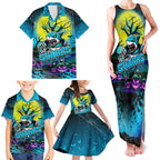 We Are Sharks Halloween Family Matching Tank Maxi Dress and Hawaiian Shirt Pumpkin Scary Spooky Season - Aussie Hoodie