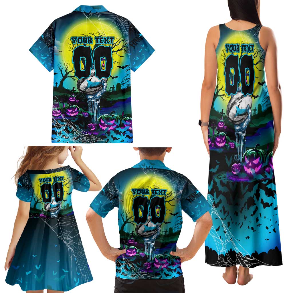 We Are Sharks Halloween Family Matching Tank Maxi Dress and Hawaiian Shirt Pumpkin Scary Spooky Season - Aussie Hoodie