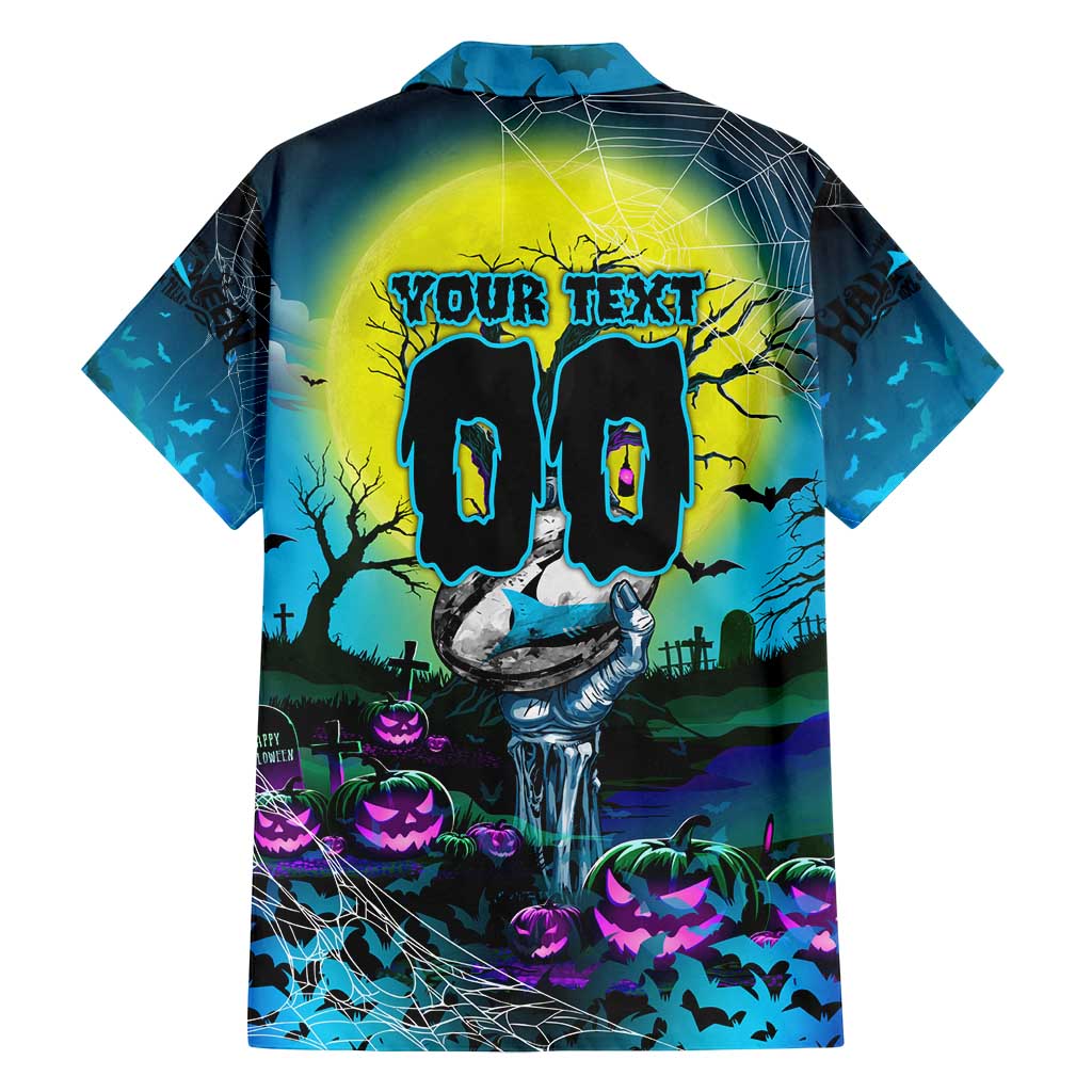 We Are Sharks Halloween Family Matching Tank Maxi Dress and Hawaiian Shirt Pumpkin Scary Spooky Season - Aussie Hoodie