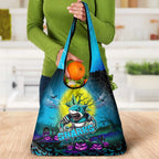 We Are Sharks Halloween Grocery Bag Pumpkin Scary Spooky Season - Aussie Hoodie