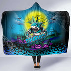 We Are Sharks Halloween Hooded Blanket Pumpkin Scary Spooky Season - Aussie Hoodie