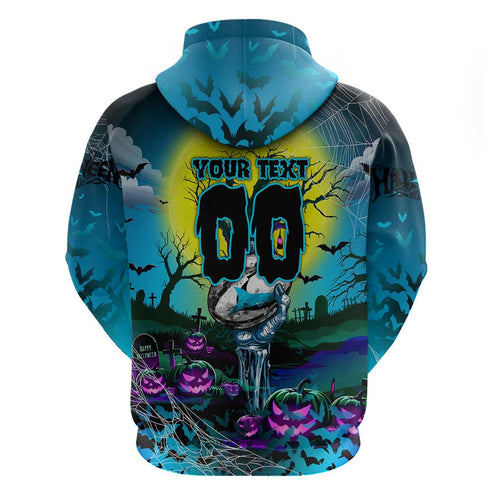 We Are Sharks Halloween Hoodie Pumpkin Scary Spooky Season - Aussie Hoodie