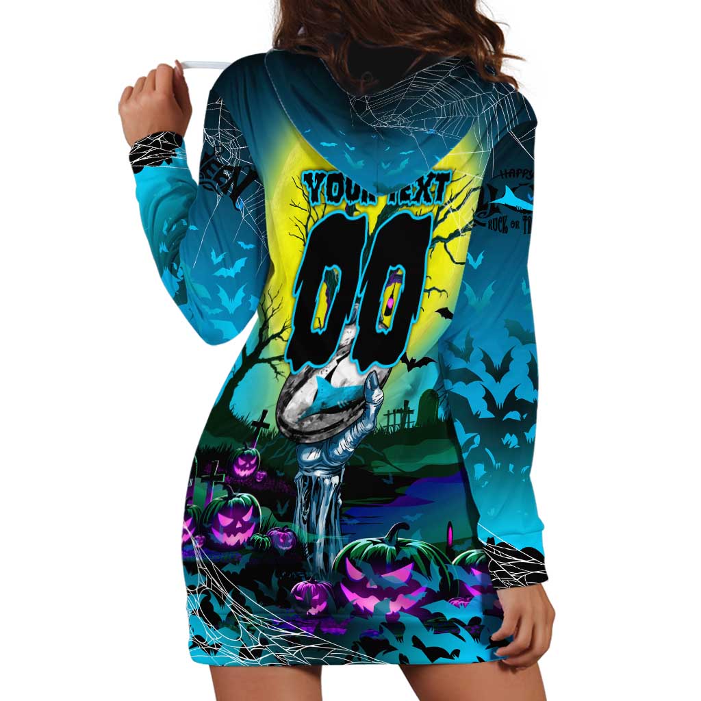 We Are Sharks Halloween Hoodie Dress Pumpkin Scary Spooky Season - Aussie Hoodie