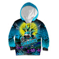 We Are Sharks Halloween Kid Hoodie Pumpkin Scary Spooky Season - Aussie Hoodie