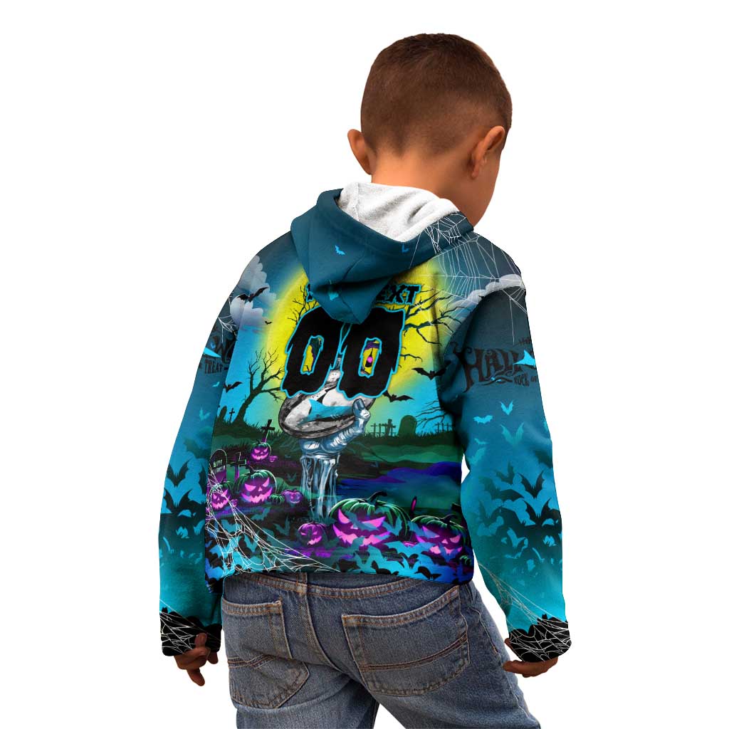 We Are Sharks Halloween Kid Hoodie Pumpkin Scary Spooky Season - Aussie Hoodie