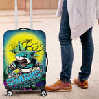 We Are Sharks Halloween Luggage Cover Pumpkin Scary Spooky Season - Aussie Hoodie